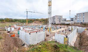 Castelnau Mattheis Trier Baustelle von Zenz-Massivhaus